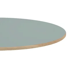 Restootab Plateau rond 70cm couleur gris medio chants imitation bois -- Panneau Bois, Osb, Mdf