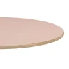 Restootab Plateau rond 90cm couleur rose bourbon -- Panneau Bois, Osb, Mdf