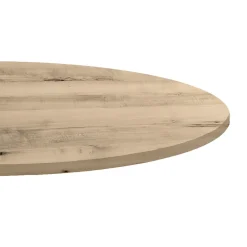Restootab Plateau rond 70cm decor erable kanaka -- Panneau Bois, Osb, Mdf