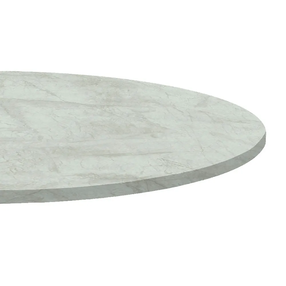 Restootab Panneau Bois, Osb, Mdf<Plateau rond 120cm decor marbre pokhara -