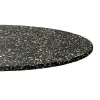 Restootab Panneau Bois, Osb, Mdf<Plateau rond 90cm decor terrazzo black chip -