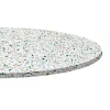 Restootab Plateau rond 90cm decor terrazzo spectra -- Panneau Bois, Osb, Mdf