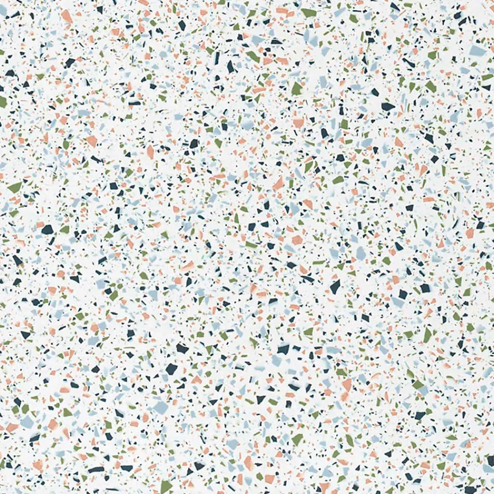 Restootab Plateau rond 90cm decor terrazzo spectra -- Panneau Bois, Osb, Mdf
