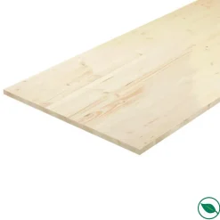 Forestea Plateau sapin massif lamellé collé abouté 2500 x 800 x 38 mm- Plateau De Table