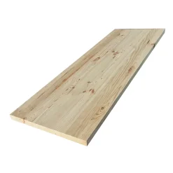 Wood&Sens Plateau table bois massif Pin Rustique L.200 X l.60 cm, Ep.34 mm- Plateau De Table