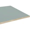 Restootab Plateau 110x70 couleur gris medio chants imitation bois -- Panneau Bois, Osb, Mdf