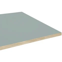 Restootab Panneau Bois, Osb, Mdf<Plateau 140x70 couleur gris medio chants imitation bois -