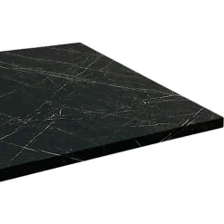 Restootab Panneau Bois, Osb, Mdf<Plateau 120x70 decor marbre noir -