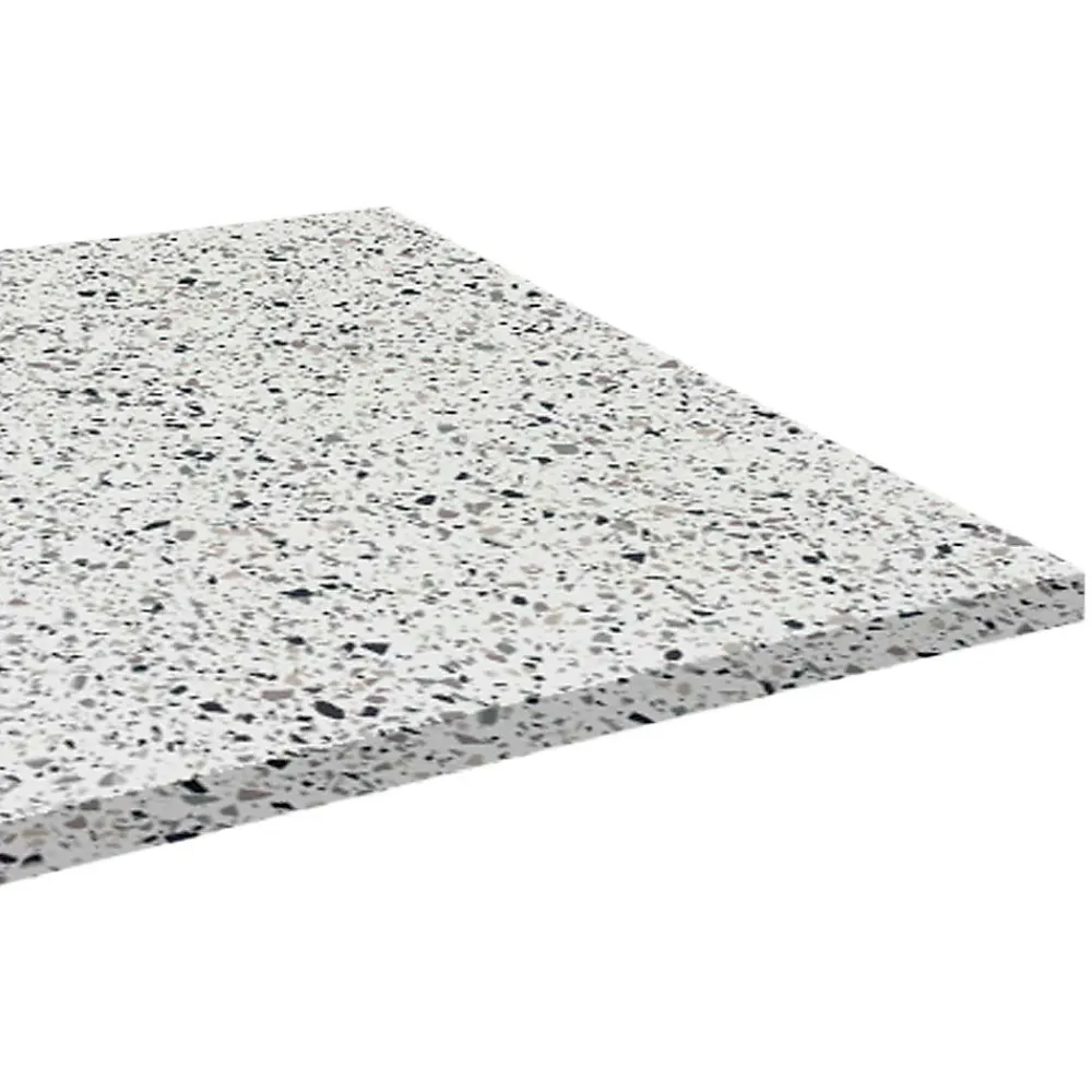 Restootab Plateau 160x80 decor terrazzo white chip -- Panneau Bois, Osb, Mdf