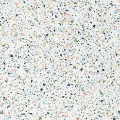 Restootab Panneau Bois, Osb, Mdf<Plateau 110x70 decor terrazzo spectra chants laiton -