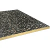 Restootab Panneau Bois, Osb, Mdf<Plateau 160x80 decor terrazzo black chip chants laiton -