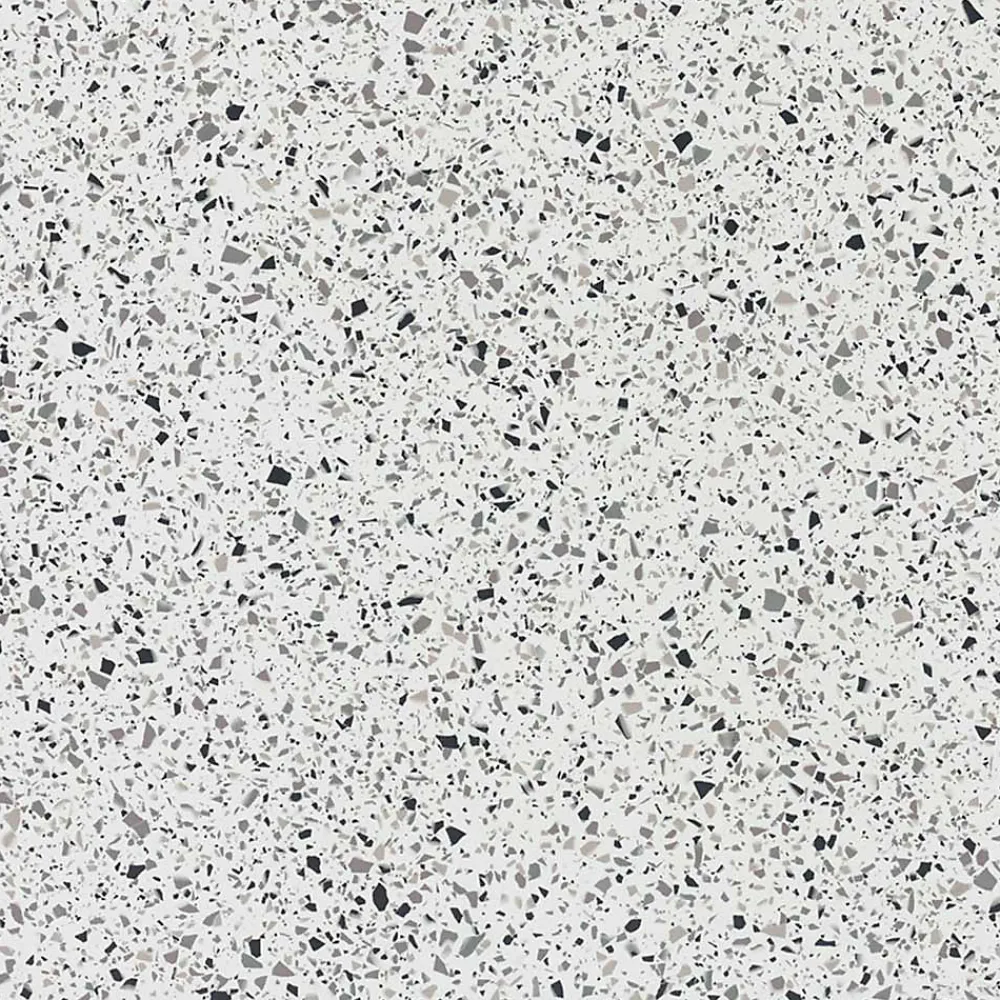 Restootab Plateau 60x60 decor terrazzo white chip -- Panneau Bois, Osb, Mdf