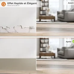 Quest Plinthe Pour Sol En Vinyle Et Pvc<Plinthe adhésive en PVC PREMIUM 10 cm, plinthe lisse flexible FLEX, pour sols RAL 1001, beige, 10 m