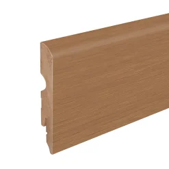 GoodHome Plinthe arrondie MDF décor 2 chêne blond 220 x 8 cm, ép.13 mm- Plinthe Pour Parquet Et Stratifié