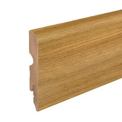 GoodHome Plinthe arrondie MDF décor 370 chêne blond 220 x 8 cm, ép.13 mm- Plinthe Pour Parquet Et Stratifié