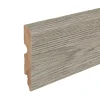 GoodHome Plinthe arrondie MDF décor 12 chêne brun 220 x 8 cm, ép.13 mm- Plinthe Pour Parquet Et Stratifié