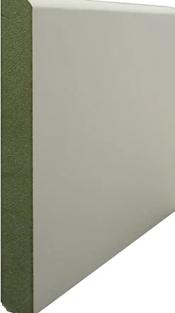 Plinthe arrondie MDF hydro blanc 244 x 7 cm, ép.10 mm- Plinthe Bois|Plinthe Bois