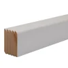 Plinthe arrondie MDF prépeint 200 x 10 cm, ép.10 mm (vendu par lot de 5)- Plinthe Bois|Plinthe Bois
