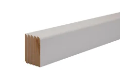 Plinthe arrondie MDF prépeint 200 x 10 cm, ép.10 mm (vendu par lot de 5)- Plinthe Bois|Plinthe Bois