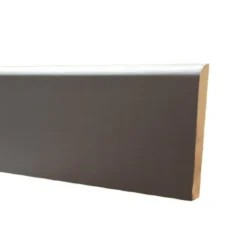 Plinthe Bois|Plinthe Bois<Plinthe arrondie MDF revêtu papier gris 240 x 7 cm, ép.10 mm