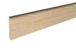 Plinthe Bois|Plinthe Bois<Plinthe arrondie MDF revêtu papier chêne 240 x 7 cm, ép.10 mm