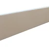 Plinthe Bois|Plinthe Bois<Plinthe arêtes vives avec bord arrondi MDF papier blanc 240 x 8 cm, ép.14 mm