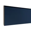 Plinthe arêtes vives avec bord arrondi MDF papier noir 240 x 8 cm, ép.14 mm- Plinthe Bois|Plinthe Bois