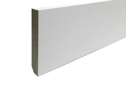 Plinthe Pour Parquet Et Stratifié|Plinthe Bois<Plinthe arêtes vives MDF hydro blanc 244 x 8 cm, ép.15 mm