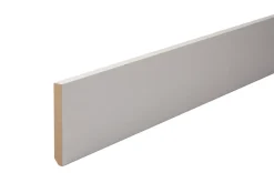 Plinthe Bois|Plinthe Bois<Plinthe arêtes vives MDF prépeint 244 x 10 cm, ép.10 mm