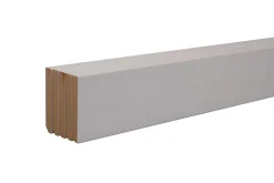 Plinthe arêtes vives MDF prépeint 200 x 7 cm, ép.10 mm (vendu par lot de 5)- Plinthe Bois|Plinthe Bois