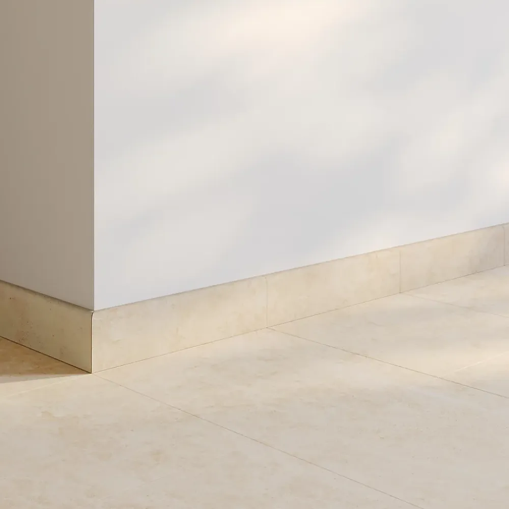 Plinthe aspect pierre naturelle l.8 x L.34 cm x ép.7 mm, Provence rustique Colli- Plinthe Pour Carrelage Sol