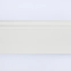 Woodbord Plinthe Bois de Pin Merkusii - Enduite Gesso Blanc - 12x120x2200mm- Plinthe Bois|Plinthe Bois