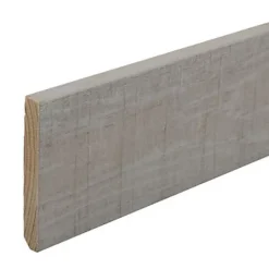 Lambris Mural<Plinthe brut de sciage béton 9 x 68 mm L.2,05 m