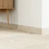 GoodHome Plinthe Pour Carrelage Sol<Plinthe carrelage effet pierre beige mocca L.45 x l.0,75 cm x ép.9,1 mm, Limo Mocca