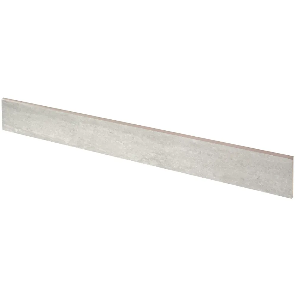 GoodHome Plinthe Pour Carrelage Sol<Plinthe carrelage gris effet pierre L.60 x l.7,5 cm x ép.9 mm, Kyat