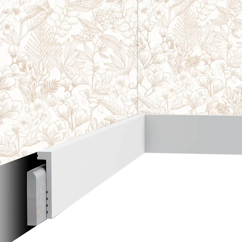 Cimaises Et Plus Lambris Mural<Plinthe décorative P01 - 10x2,2x200cm (h x p x L) - moulure déc