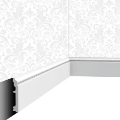 Cimaises Et Plus Plinthe décorative P02 - 10 x1,6x200cm (h x p x L) - moulure dé- Lambris Mural