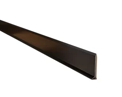 Ilcom Plinthe décorative pour mur F Noir mat - 60mm x 2700mm x 0,65 ep.- Plinthe Pour Parquet Et Stratifié