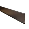Ilcom Plinthe décorative pour mur F Noir satiné - 80mm x 2700mm x 0,65 ep.- Plinthe Pour Parquet Et Stratifié