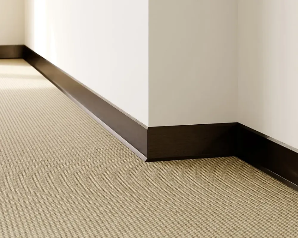 Ilcom Plinthe Pour Parquet Et Stratifié<Plinthe décorative pour mur F Noir satiné - 100mm x 2700mm x 0,65 ep.