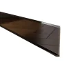 Ilcom Plinthe décorative pour mur F Noir poli - 100mm x 2700mm x 0,65 ep.- Plinthe Pour Parquet Et Stratifié