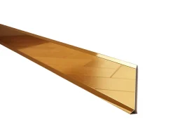 Ilcom Plinthe décorative pour mur F Or poli - 80mm x 2700mm x 0,65 ep.- Plinthe Pour Parquet Et Stratifié