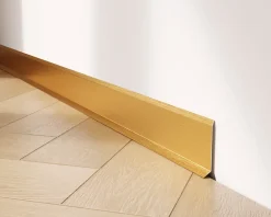 Ilcom Plinthe décorative pour mur F Or satiné - 60mm x 2700mm x 0,65 ep.- Plinthe Pour Parquet Et Stratifié