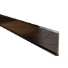 Ilcom Plinthe décorative pour mur F Noir poli - 60mm x 2700mm x 0,65 ep.- Plinthe Pour Parquet Et Stratifié
