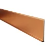 Ilcom Plinthe Pour Parquet Et Stratifié<Plinthe décorative pour mur F Cuivre satiné - 100mm x 2700mm x 0,65 ep.