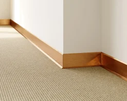 Ilcom Plinthe Pour Parquet Et Stratifié<Plinthe décorative pour mur F Cuivre satiné - 100mm x 2700mm x 0,65 ep.