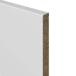 GoodHome Plinthe de cuisine Stevia blanc mat H. 15 x l. 240 x Ép. 1,6 cm- Plinthe De Cuisine