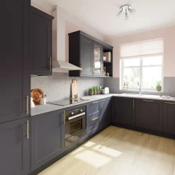 GoodHome Plinthe De Cuisine<Plinthe de cuisine Artemisia bleu H. 15 cm x l. 2.4 m x Ep. 16 mm