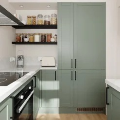 GoodHome Plinthe De Cuisine<Plinthe de cuisine Ash vert sauge H. 15 cm x l. 2.4 m x Ep. 16 mm
