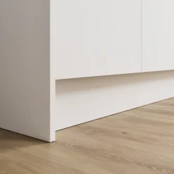 Plinthe De Cuisine<Plinthe de cuisine GoodHome Garcinia blanc mat H. 15 cm x l. 2,4 m x Ép. 16mm